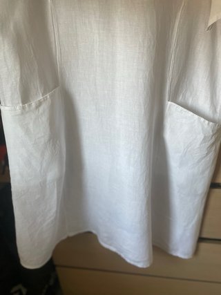 Vestido Puro Lino Blanco