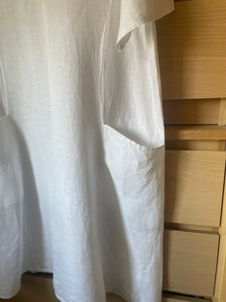 Vestido Puro Lino Blanco