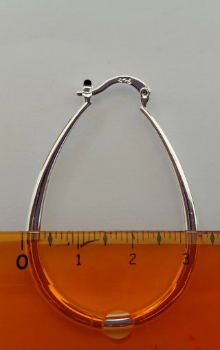 Pendientes aro de plata