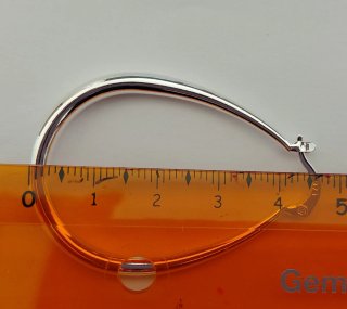 Pendientes aro de plata