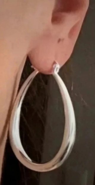 Pendientes aro de plata