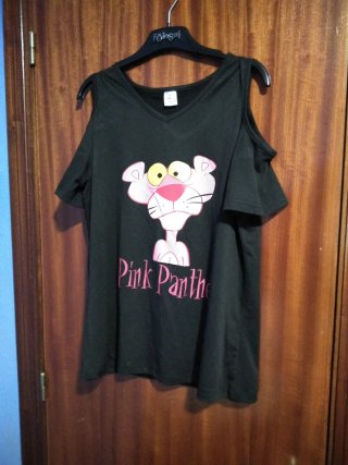 Camiseta Tirantes Mujer Pantera Rosa Talla M