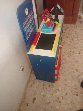 Mini supermercado infantil de madera