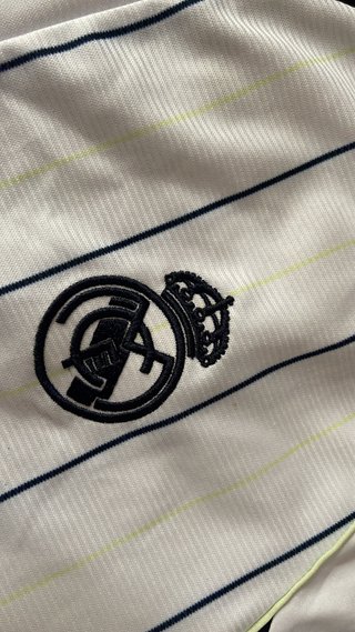Camisa Real Madrid Rayas Azul Blanco