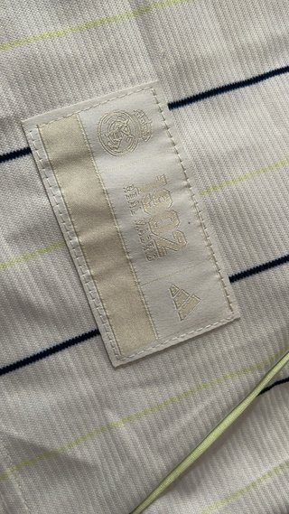 Camisa Real Madrid Rayas Azul Blanco