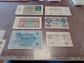Lote Billetes República de Weimar