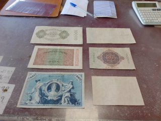Lote Billetes República de Weimar