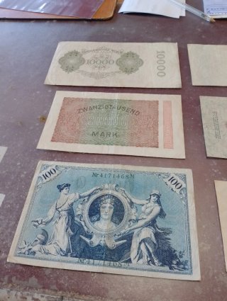 Lote Billetes República de Weimar