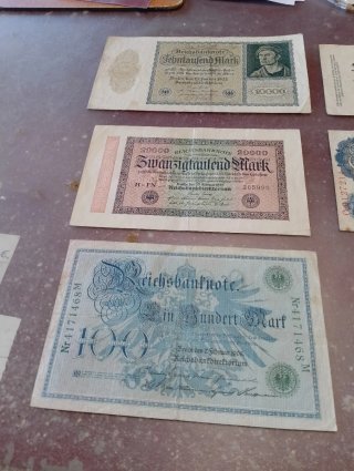 Lote Billetes República de Weimar
