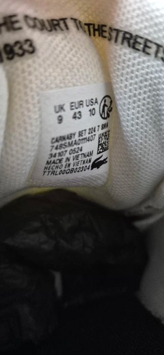 Zapatillas Lacoste 43