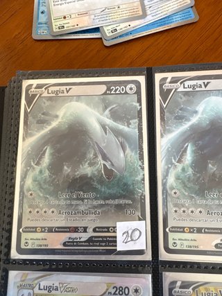 Lugia V 220 HP Carta Pokémon