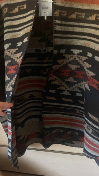 Poncho Bershka Multicolor
