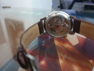 Reloj BA111OD Esqueleto Dorado Marrón