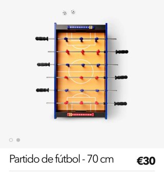 Futbolín de Mesa Nuevo 70cm