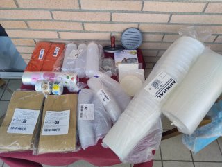 Lote variado de  consumibles para hostelería