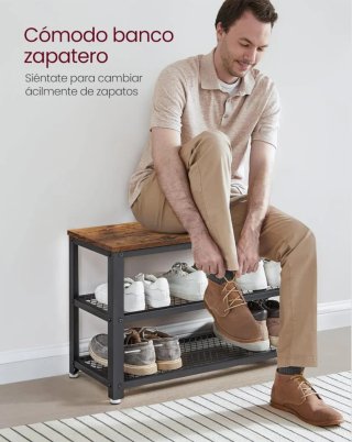 Banco Zapatero VASAGLE 2 Estantes
