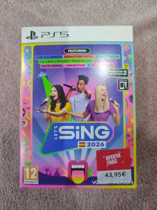 Let's Sing 2026 PS5 con 2 micrófonos