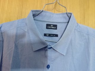 Camisa Caramelo Hombre Azul Talla XL