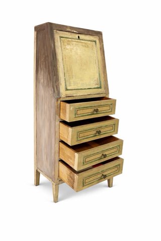 Buró cajonera escritorio antiguo madera
