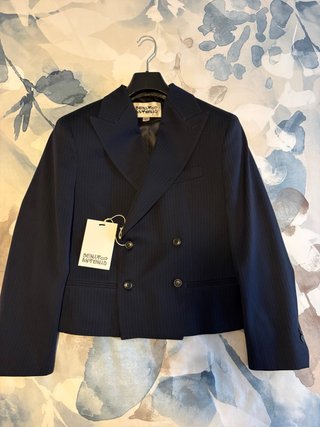 Blazer Benito Antonio x Zara Navy Pinstripe 46