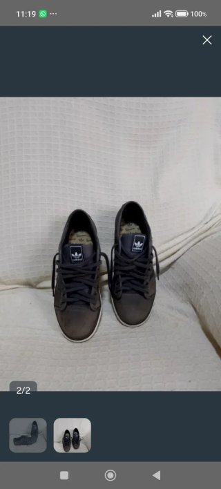 Zapatillas Adidas Vespa Marrones/negras Talla 41,5