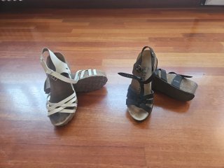 Cuñas sandalias talla 38