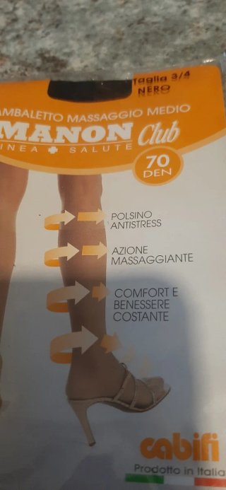 Gambaletti Manon 70 Den Nero Taglia 3/4