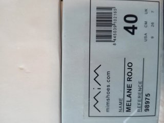 Zapatos de vestir burdeos sin estrenar