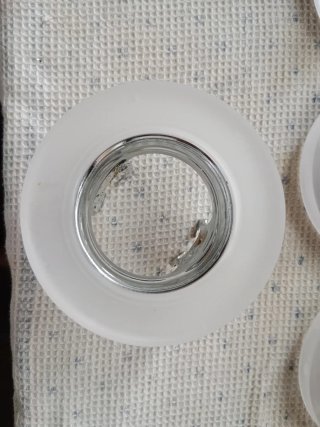 8 Lámparas Halógenas de Cristal