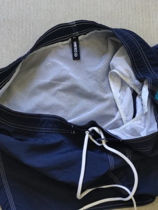 Costume da bagno Colmar uomo blu e rosso