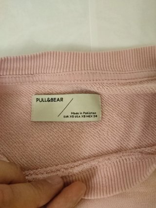 Sudadera rosa