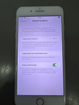 iPhone 7 Plus 128GB Bianco Batteria al 95%