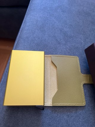 Cartera Tarjetero Secrid verde lima