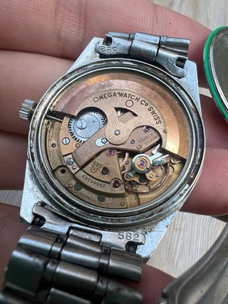 Omega Genève Automatico Argento e Oro