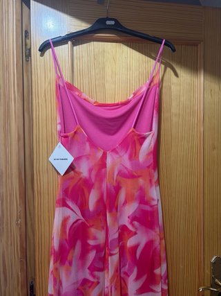 Vestido largo estampado floral