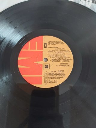 Disco Vinilo Explosión Brasileña Meireles y su orq