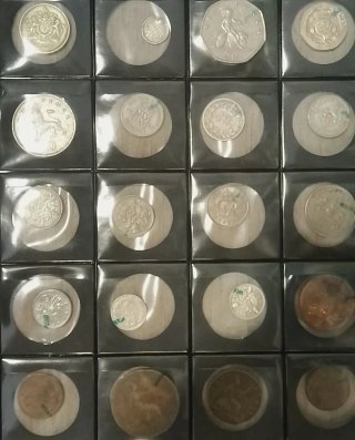 Colección monedas inglesas
