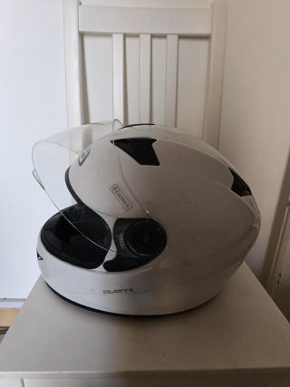Casco de moto NZI blanco