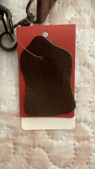Bandolera de piel marrón