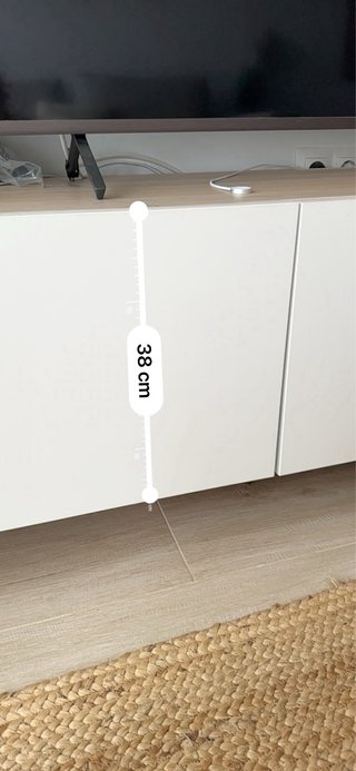PAX 2 puertas BESTA IKEA Blanca Madera,