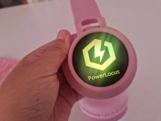 Auriculares niña orejas gato LED rosa