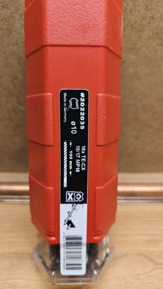 Brocas HILTI TE-CX SDS Plus (3 uds)