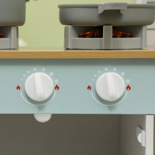 Cucina Giocattolo Bambini 3+ Anni in Legno Bianco