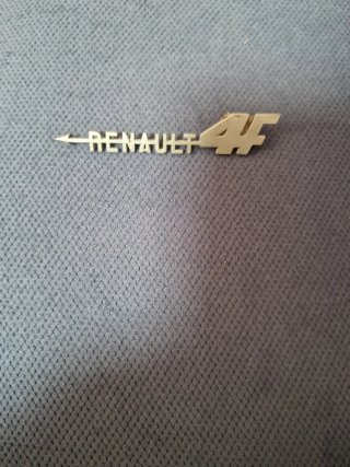 Anagrama Renault 4F Coche De metal