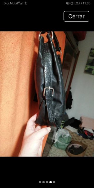 Bolso de mano negro