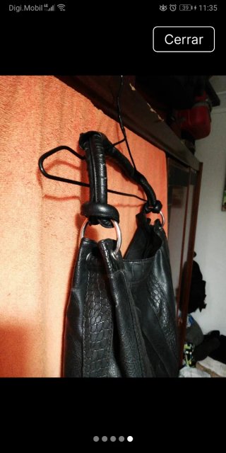 Bolso de mano negro
