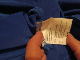 Abito lungo elegante blu