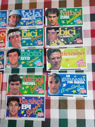 Lote 16 Pegatinas Ases Deportes Colección As