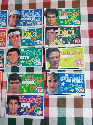 Lote 16 Pegatinas Ases Deportes Colección As