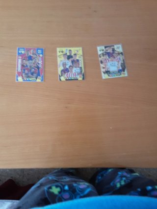 3 Cromos Champions League Invencible Atómica